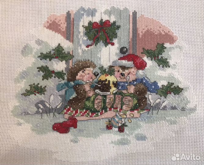 Картина, вышитая крестом