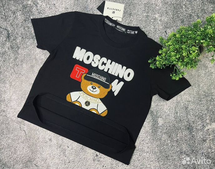 Футболка производство Турция Moschino