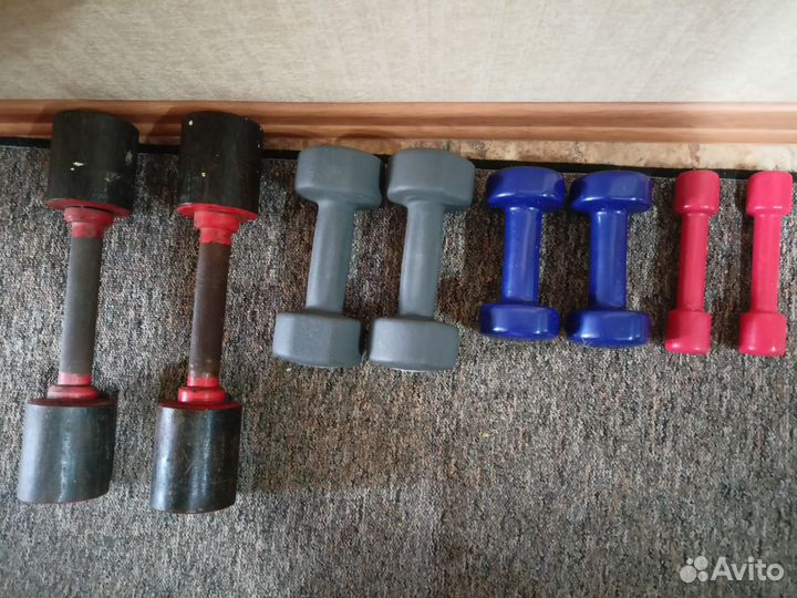 Гантели 1 кг, 3 кг, 5 кг, 10 кг