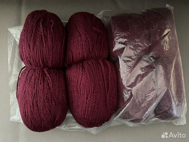 Пряжа для вязания разная