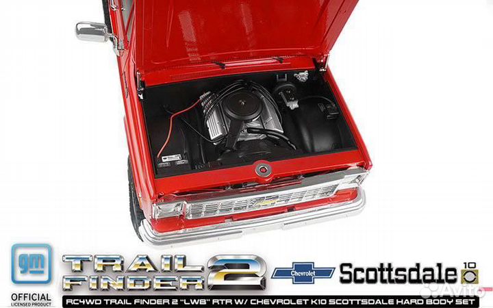 RC4WD Chevrolet K10 Scottsdale Hard Body Red новый