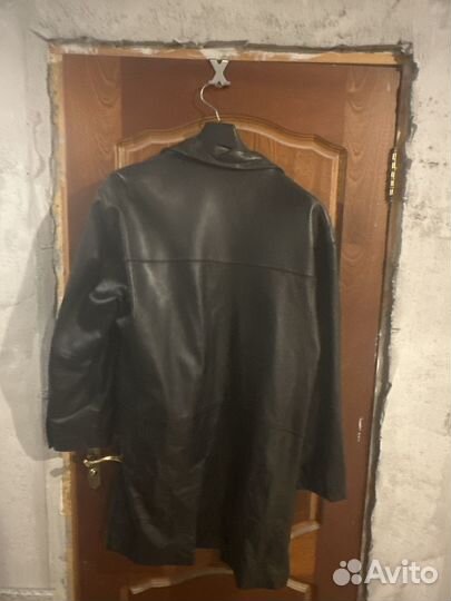 Кожаная куртка мужская 54 56