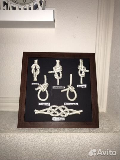 Пано с морскими узлами