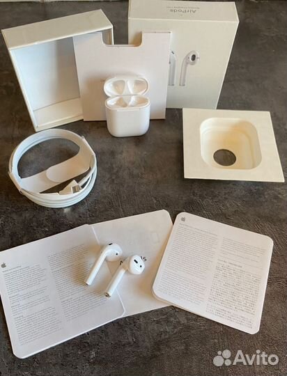 Беспроводные наушники apple airpods 2