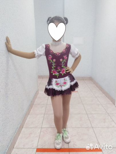 Платье для фигурного катания 122-128