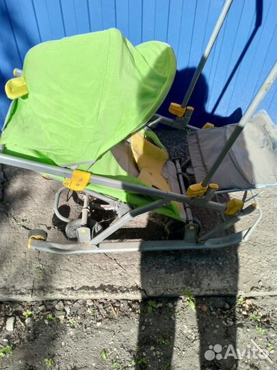 Детские санки коляска бу