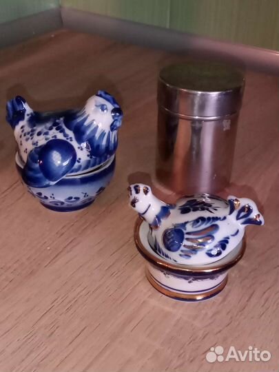 Солонки гжель