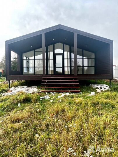 Дом 102 м² на участке 9 сот Каркасный Дом в Калуге