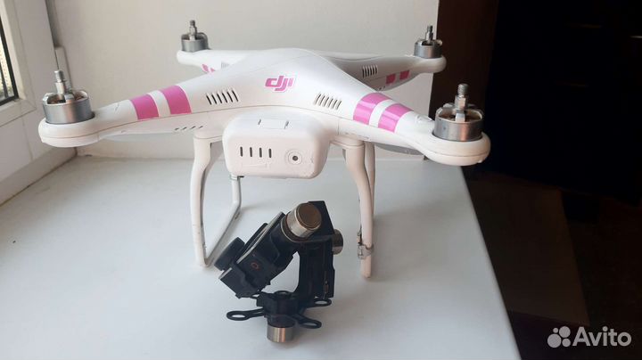 Квадрокоптер dji phantom 2 + GO Pro 4 black