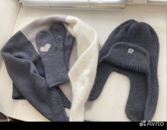 Комплект шапка и снуд женский