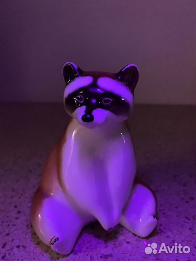 Статуэтка «Енот сидящий» лфз, СССР