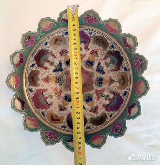 Конфетница-фруктовница Индия, латунь времён СССР