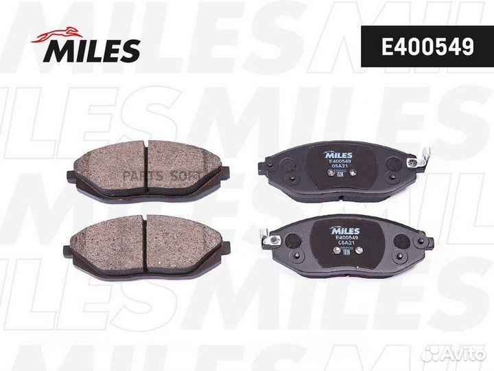 Miles E400549 Колодки тормозные chevrolet spark 10