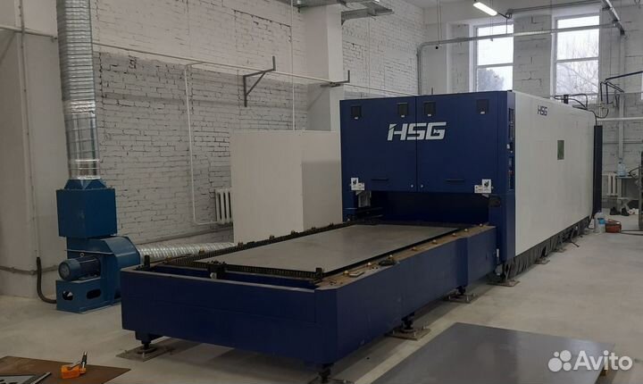 Лазерный станок для резки металла – HSG - 6кВт