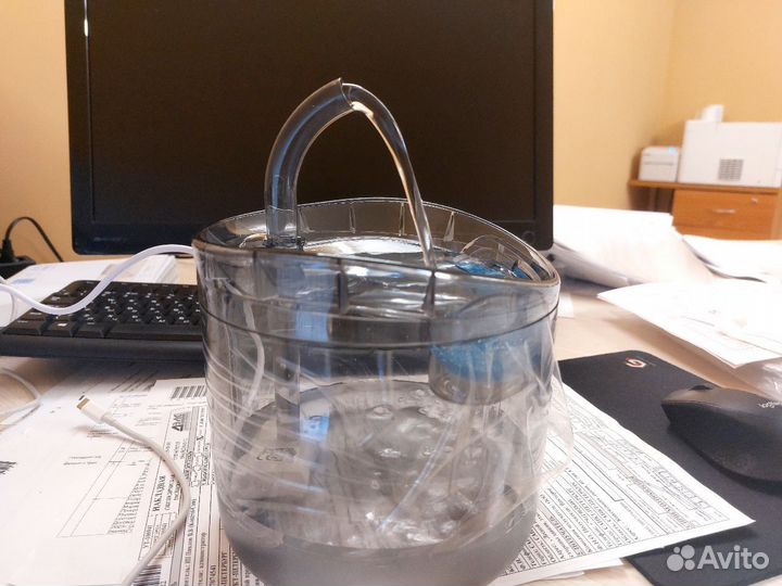 Поилка фонтан без датчика