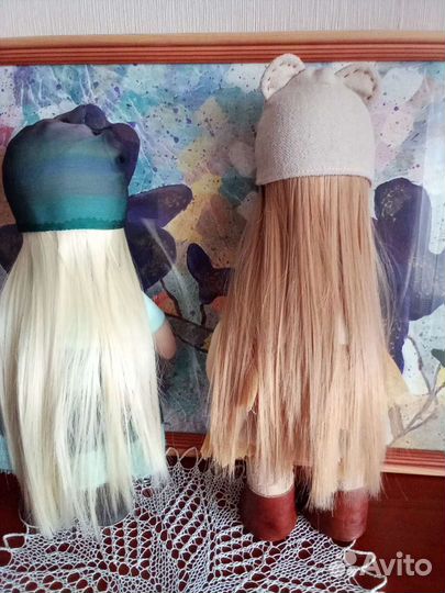 Кукла интерьерная текстильная