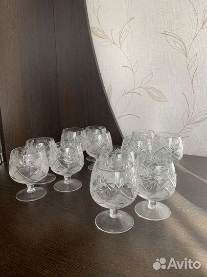 Хрустальные стаканы чехия