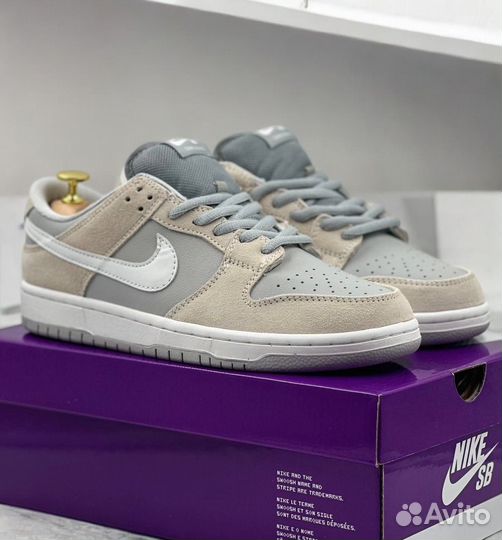 Кроссовки Nike Dunk Low SB Grey Beige