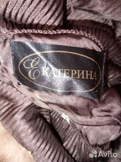 Шапка с ушками.норка.б/у