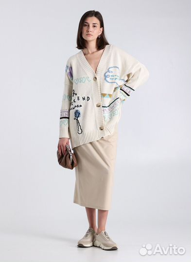 Кардиган Max Mara Weekend xl хлопок