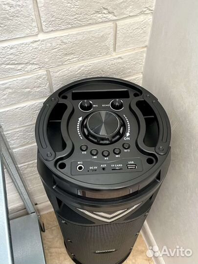 Блютуз колонка напольная с караоке