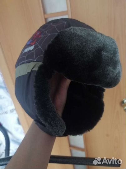 Шапка шлем для мальчика