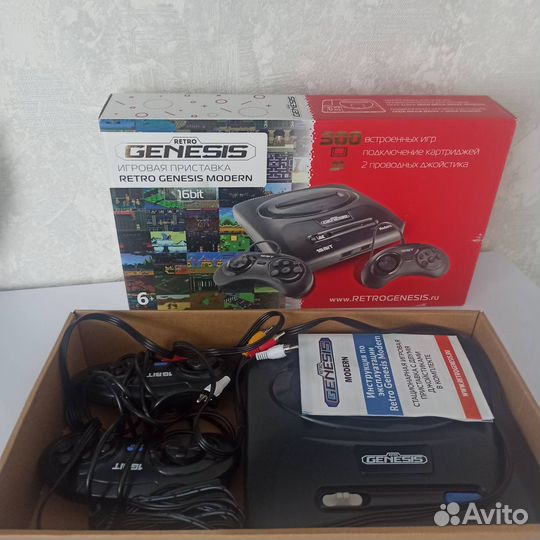 Игровая приставка Retro Genesis Modern + 300 игр