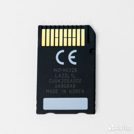 Карта памяти Sony Memory Stick PRO-HG Duo