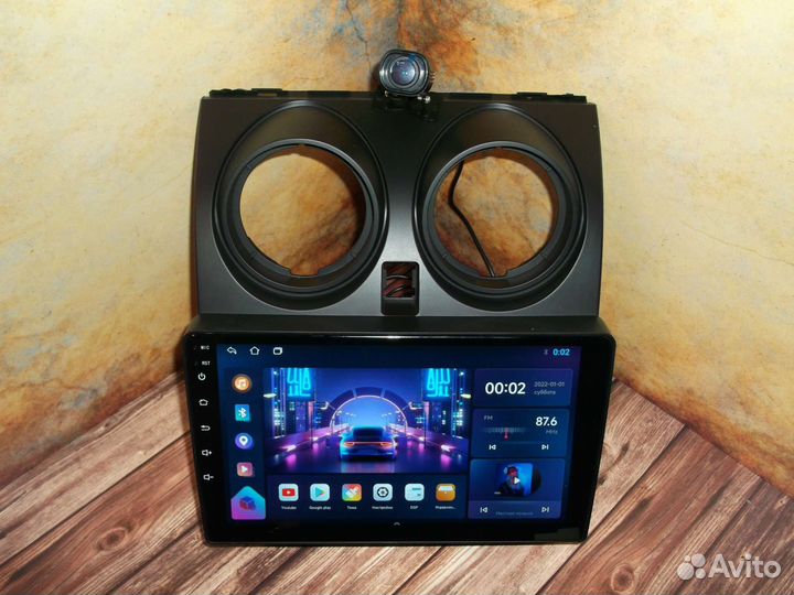 Магнитола Nissan Qashqai j10 Android с камерой
