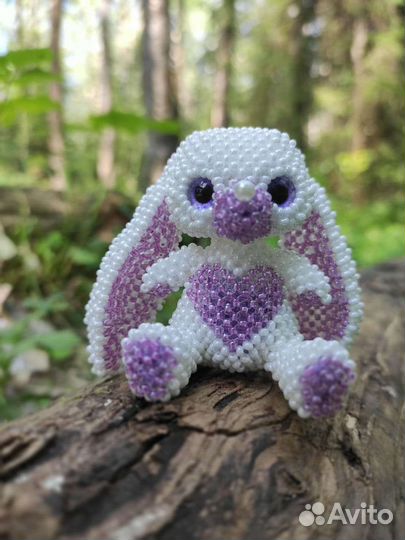 Заяц из бисера