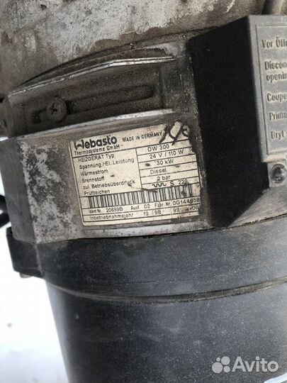 Отопитель автономный Webasto Dw 300