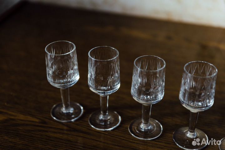 Хрусталь Рюмки Бокалы Фужеры Богемия 2 набора