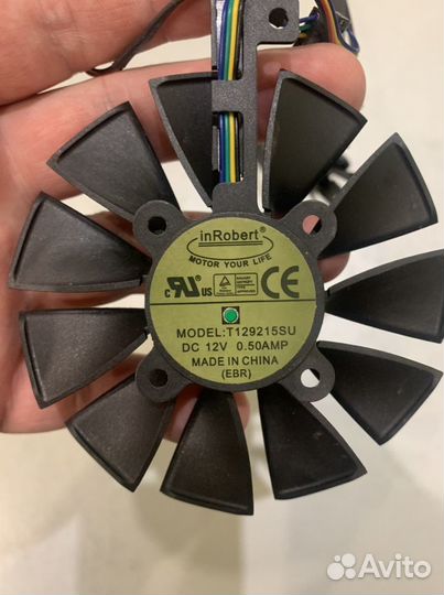 Кулера на видеокарту asus strix 1080