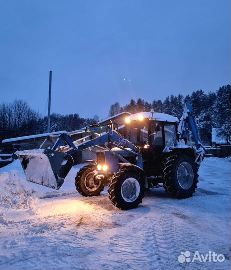 Услуги экскаватора-погрузчика