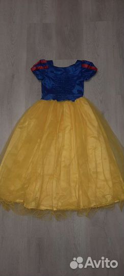 Новогодний костюм для девочки белоснежка