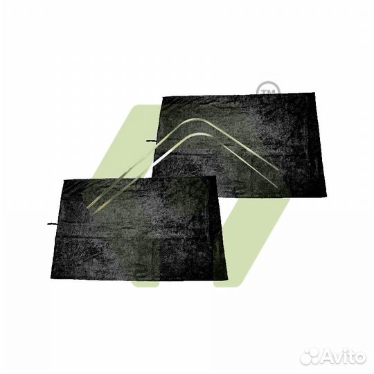 Шторки Газель Next Черные для сна по кругу