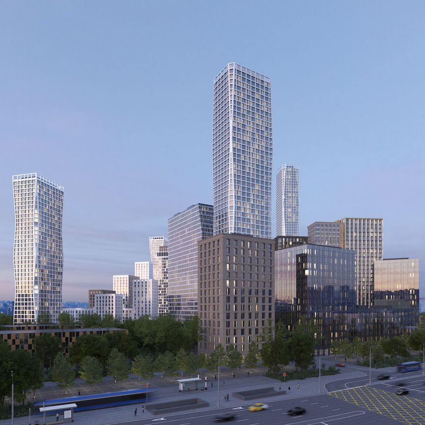 1-к. квартира, 53,8 м², 18/28 эт.