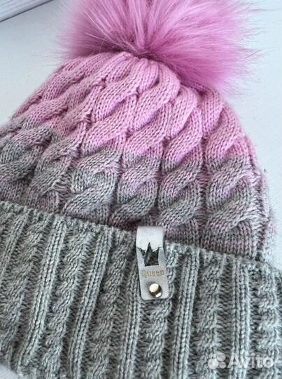 Шапка + манишка в подарок