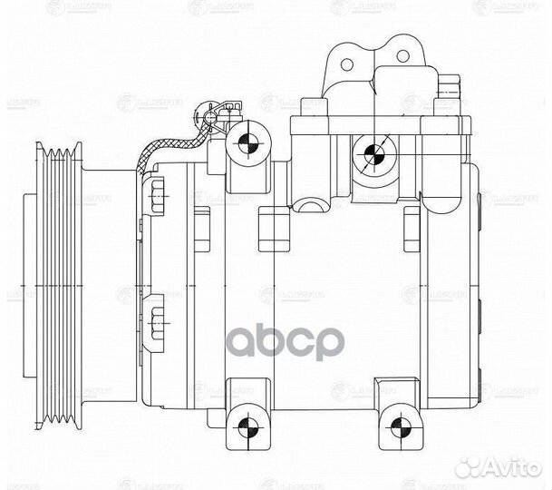 Компрессор кондиц. для а/м Hyundai Tucson/Kia S