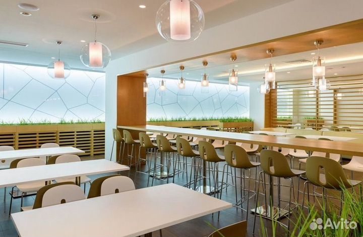 Столовая в бизнес парке на востоке Москвы