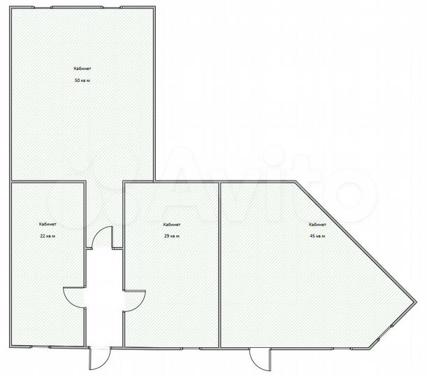 Торговая площадь 22 м², 29 м², 45 м², 50 м²