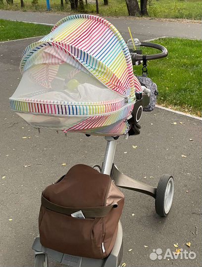 Летний кит на коляску stokke