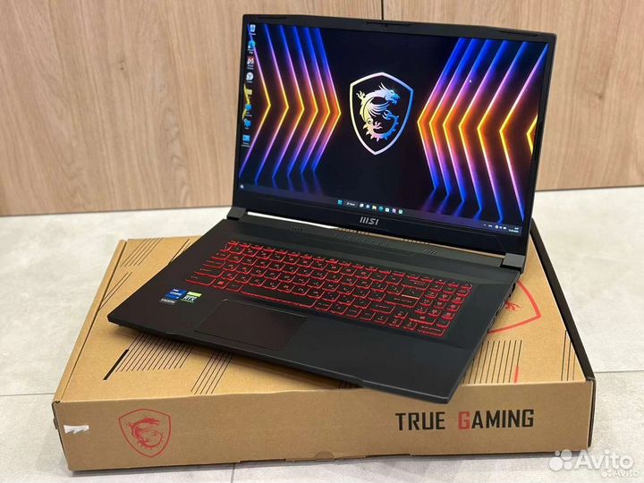 Огромный MSI core i7-12650H 16Gb RTX3050 SSD512