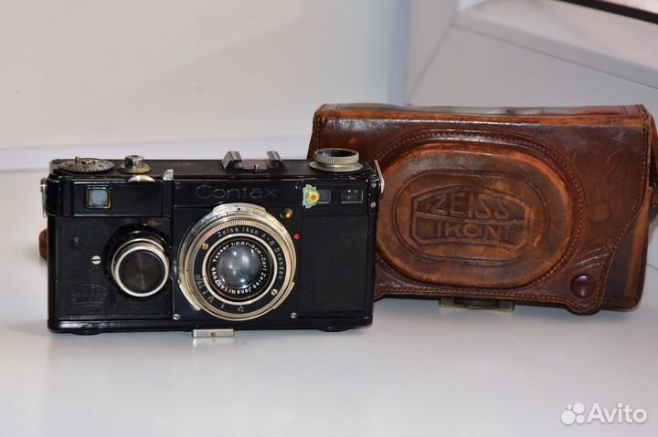 Contax I черный 1932 г. немецкий фотоаппарат