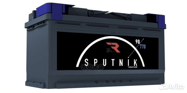 Аккумулятор Sputnik 90 Ah, 770 A, 353x175x190 п