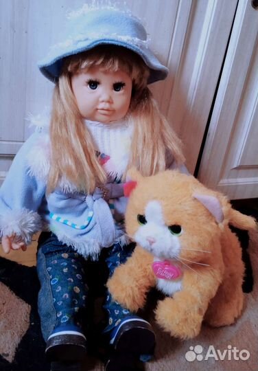 Кукла Ксюша интерактивная + кошечка Дейзи