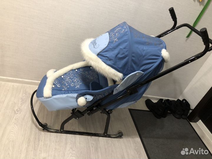 Детские санки коляска
