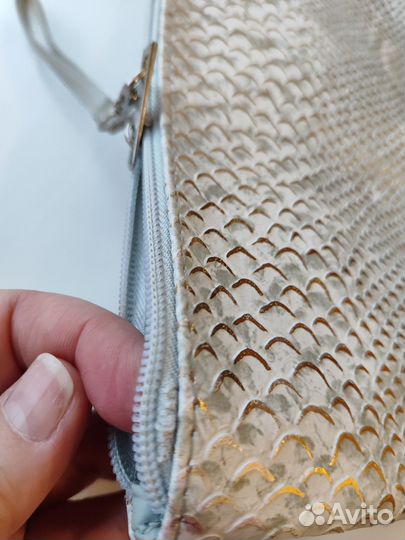 Косметичка имитация кожи змеи