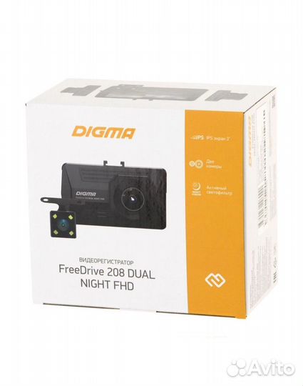 Видеорегистратор Digma FreeDrive 208 Dual Night