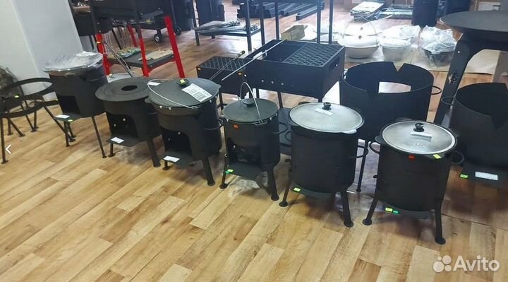 Печи под казан от 6 до 22 литров, 2-3 мм